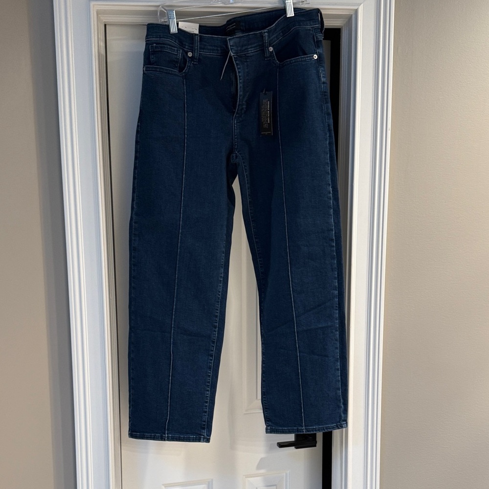 Banana Republic Women's Dark Blue Flare Jeans